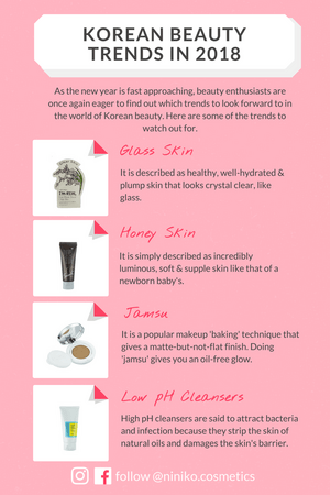 KOREAN BEAUTY TRENDS IN 2018 Korean Beauty Trends in 2018
