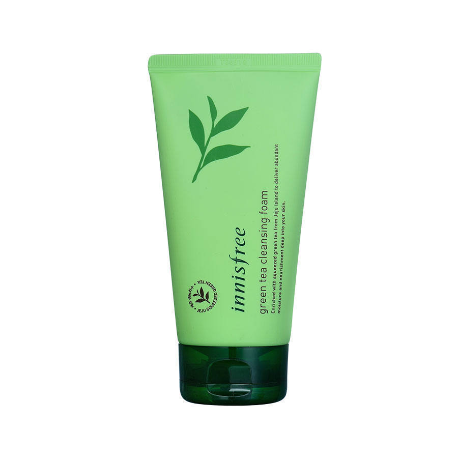 Innisfree Green Tea Cleansing Foam Enriched With Fresh Green Tea